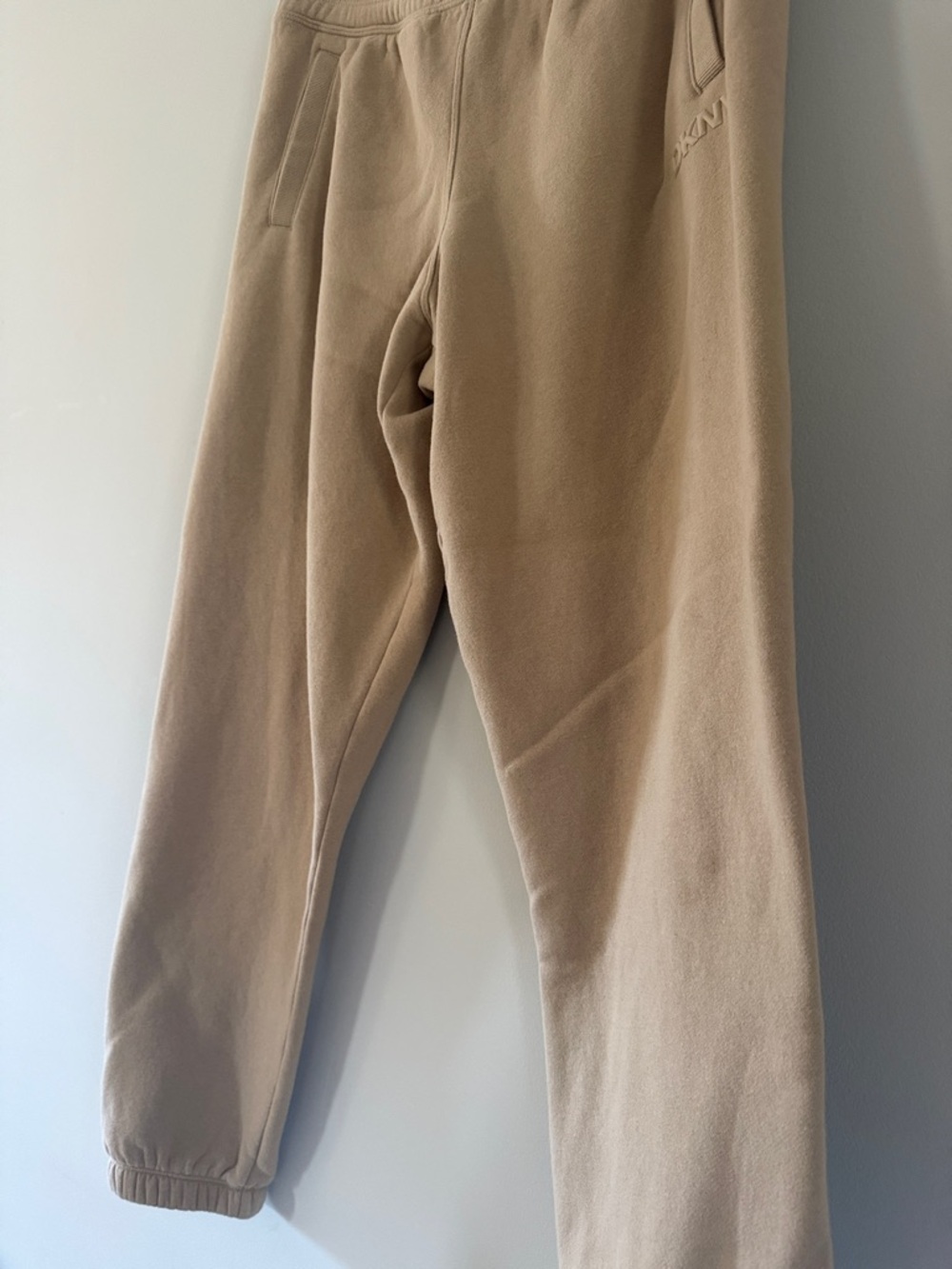 DKNY | Beige Joggers With Pockets - Picture 3 of 6